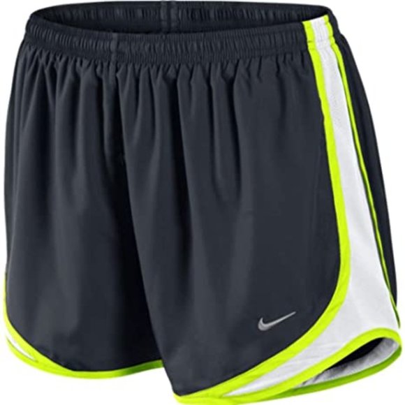 yellow nike tempo shorts